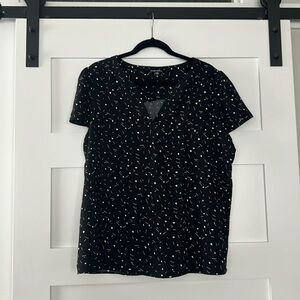 Black and white top XL